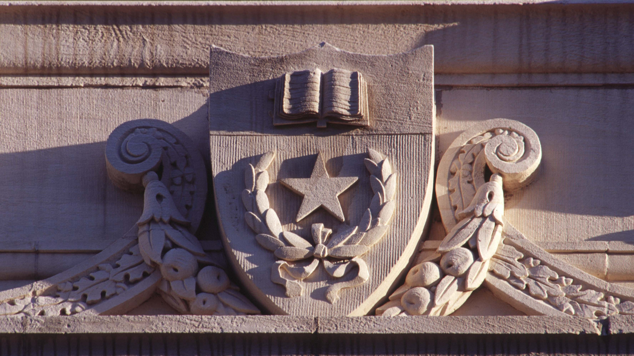 architectural detail in Welch Hall 