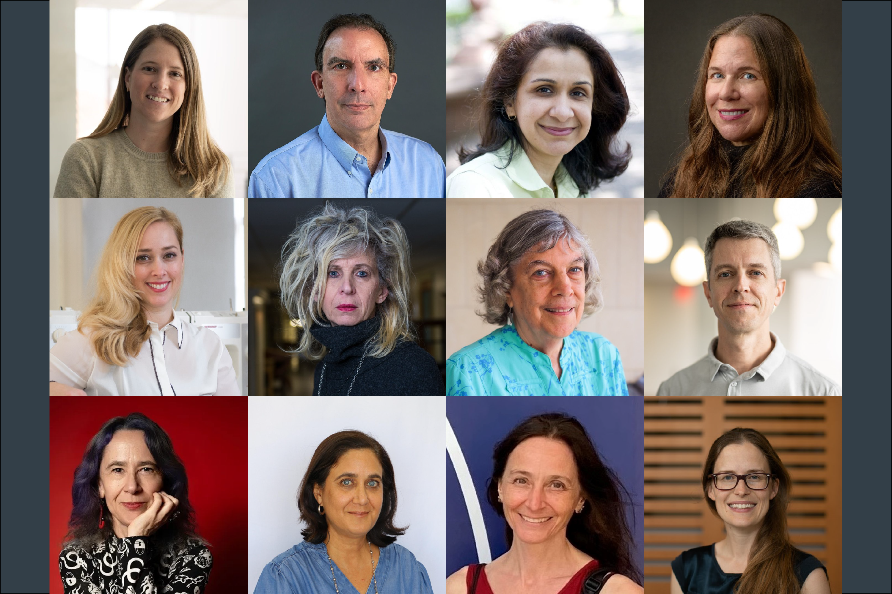 12 faculty headshots